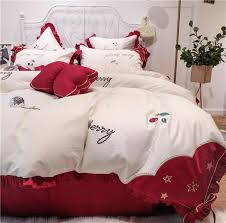 Red Cherry Luxury Bedding Sets King