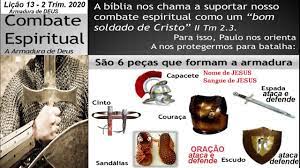 Maybe you would like to learn more about one of these? Licao 13 A Batalha Espiritual E As Armas Do Crente Comp 76min 2tr20 Licao Batalha Espiritualidade