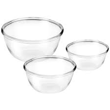 Buy Treo Mixing Bowl With Lid Glass