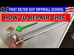 How To Repair A Towel Bar Ripped Out Of