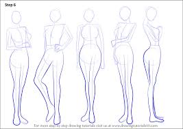 how to draw anime body female body