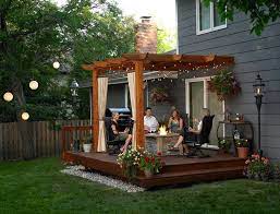 Patio Shade Small Backyard Decks