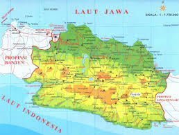 It borders with west java province in the western part, while in the eastern part borders with east java province. Peta Pulau Jawa Thegorbalsla