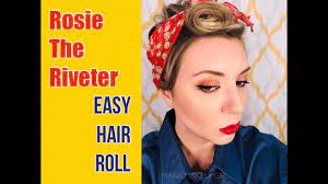 easy hair roll tutorial for rosie the