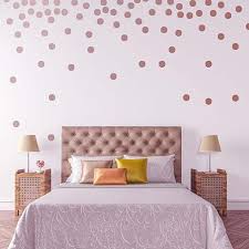 Leoter Metallic Rose Gold Wall Decal