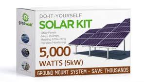 Windynation 400 watt rv solar kit. 5kw Ground Mount Solar Installation Kit 5000 Watt Solar Pv System Complete Grid Tie Systems