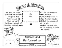 gardens activities worksheets