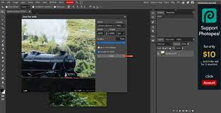 how to resize an image in photopea 3