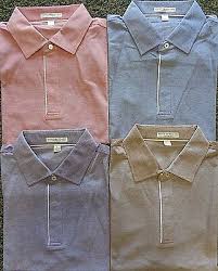 New Men S Peter Millar S S Birdseye Lisle Polo Golf Shirt Large Pick Color 90 Ebay