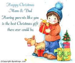 Wishing a blessed christmas to my godparents.. Christmas Cards For Parents Drawings Novocom Top