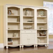 sauder harbor view 3 piece library wall