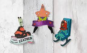 Spongebob Squarepants Sticker Pack of 3 BDSM Themed - Etsy