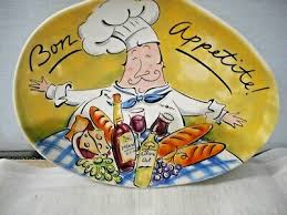 Tracy Flickinger French Chef Plate Wall