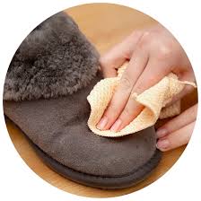 easily clean your sheepskin slippers