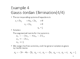 Lecture 3 Gauss Jordan Method