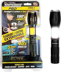 Bell Howell Taclight Pro Lantern Flashlight In 1 With Zoom Magnetic Base As Seen On Tv 40x Brighter 2010 Original 1 Pack Amazon Com
