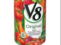 v8 100 vegetable juice nutrition facts