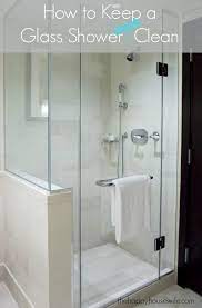How To Keep A Glass Shower Clean The