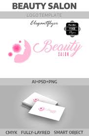 beauty salon free logotype template