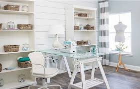 The rest of the furniture in the room is placed against the walls so that the décor remains airy and spacious. The 44 Best Craft Room Ideas Home And Design