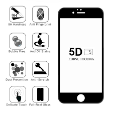 5d Tempered Glass For Apple Iphone 6 6s