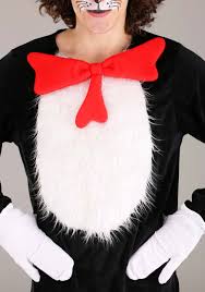 dr seuss cat in the hat costume uni black red white xl fun costumes
