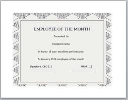 This should be given separately. 15 Free Employee Of The Year Certificate Templates Free Word Templates