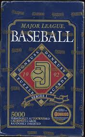 1992 donruss base set baseball card values. Amazon Com 1992 Donruss Series I Major League Baseball Puzzle Cards Unopened Box 36 Packs Per Box Look For Rookies And Hall Of Fame Member Cards Sports Outdoors