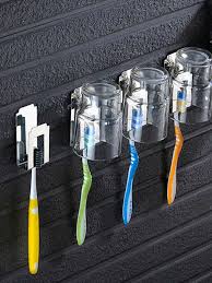 1pc Wall Mounted Toothbrush Holder