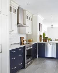 Design ideas for a contemporary galley kitchen. 20 Blue Kitchen Cabinet Ideas That Will Inspire Your Kitchen Remodel