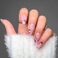 swirl nails 2023 trends fabulous