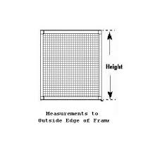 Measure the window width from jamb face to jamb face (see w in diagram). Custom Aluminum Window Screens Quality Screen Company
