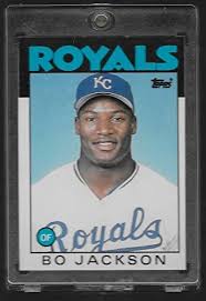 Bo jackson was on his way to a hall of fame career in baseball and possibly football when he injured his hip during an nfl playoff game in the early 90's. Amazon Com 1986 Topps Traded Bo Jackson Rookie Baseball Card 50t Shipped In Protective Display Case Everything Else