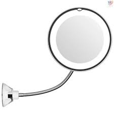 jual 10x magnifying makeup mirror led
