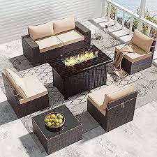 Rtdtd Outdoor Patio Furniture Set With