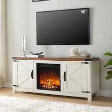 Okd Farmhouse Fireplace Tv Stand For 65