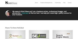 Writers Website Templates   Creative Arts   Wix freelance writer website