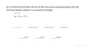 Recursive Sequence Algebra Study
