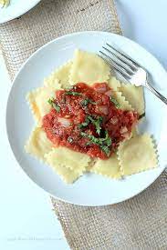 four cheese ravioli with homemade