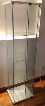 Ikea Detolf Glass Door Cabinet White