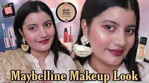 maybelline one brand makeup look
