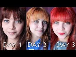 Bleach strips the pigment from your hair shaft through the process of oxidation. Dyeing My Hair Red Bleaching First From Dark Brown To Red Youtube