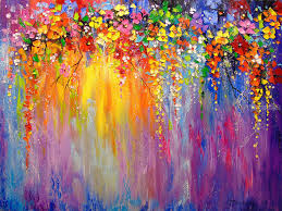 symphony of flowers paintings by olha