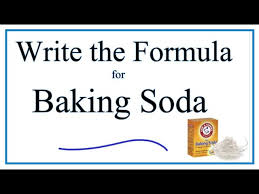 chemical formula for baking soda