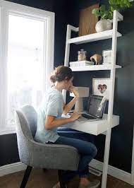 Several small desks come with drawers or even shelves to store everything you need in one compact area. 9 Ways To Maximize Space In A Tiny Bedroom Coco S Tea Party Small Home Offices Small Room Design Small Home Office