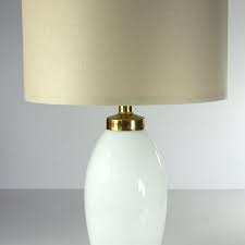 Vintage Glass Table Lamp For Ikea 1980s