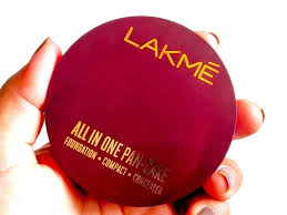 lakme all in one pan cake review swatches