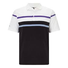 Callaway Refined Stripe Roadmap Polo Shirts