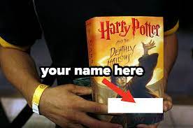 rewrite harry potter to find your