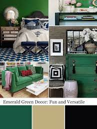 emerald and navy color scheme